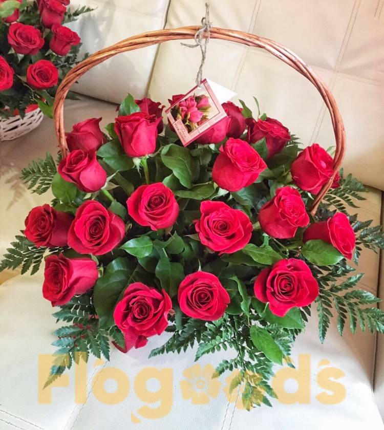 Корзина «Донна роза» за 12 904,50 руб.